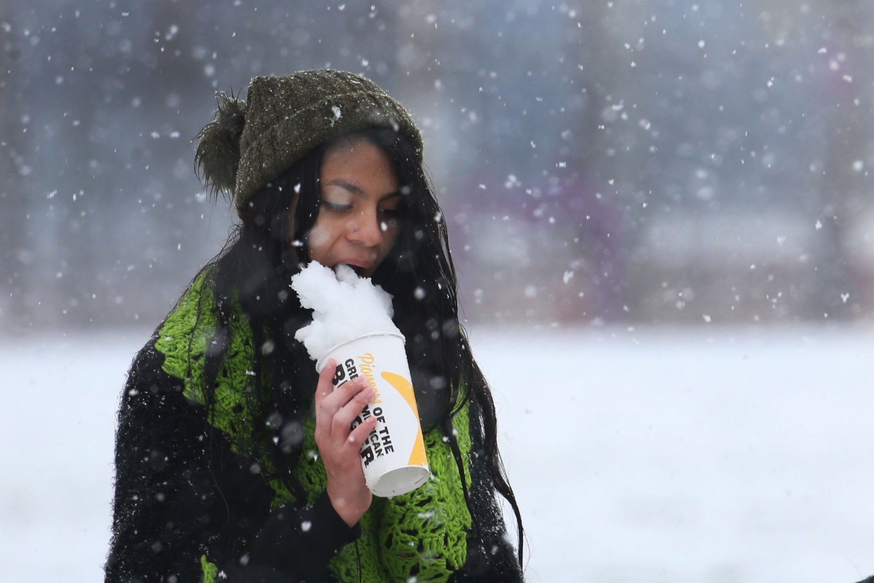 Snow across Tucson